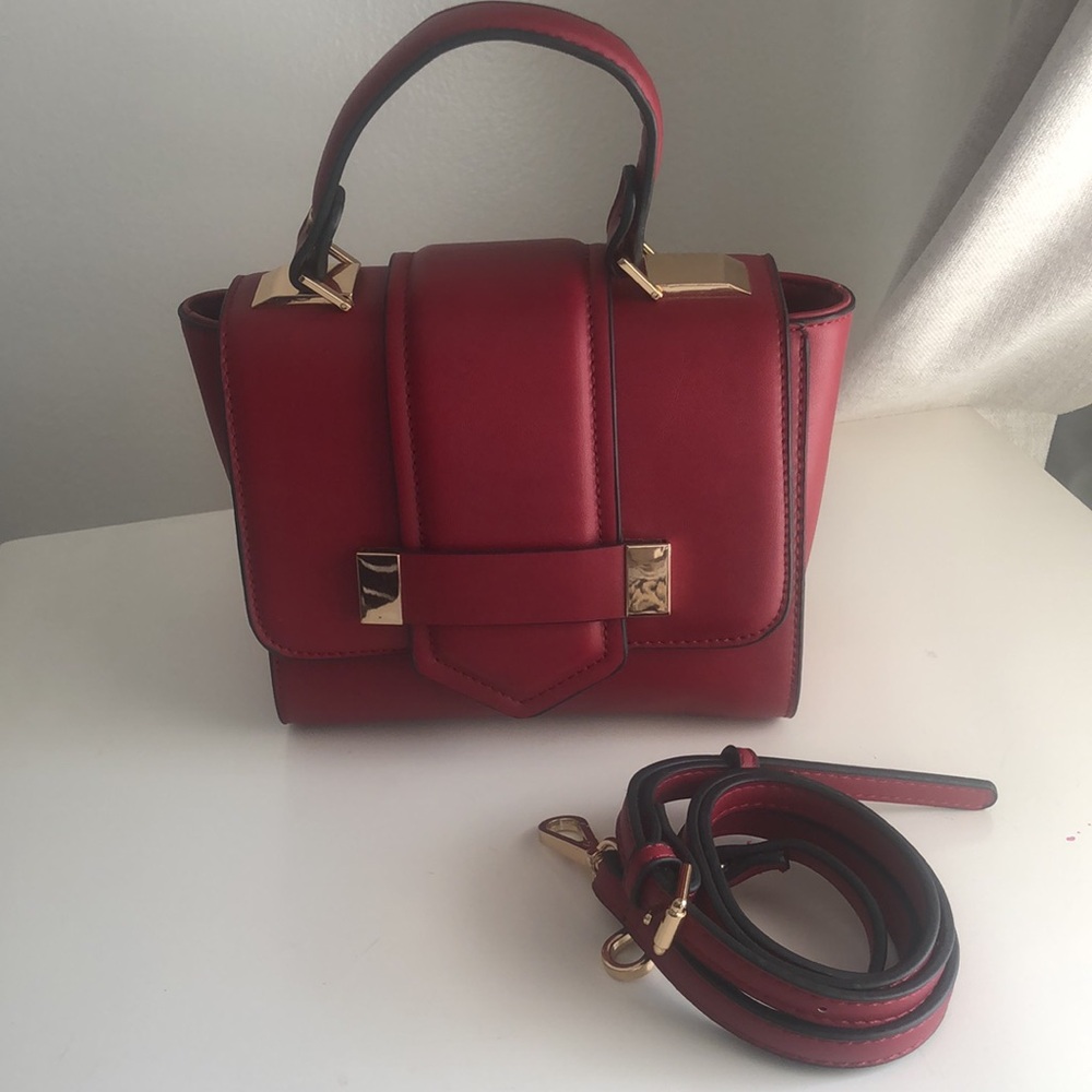 Red handbag